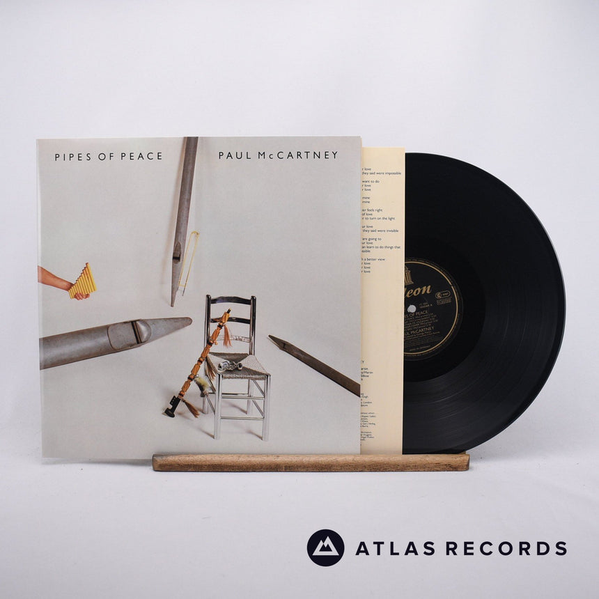 Paul McCartney Pipes Of Peace LP Vinyl Record - Front Cover & Record