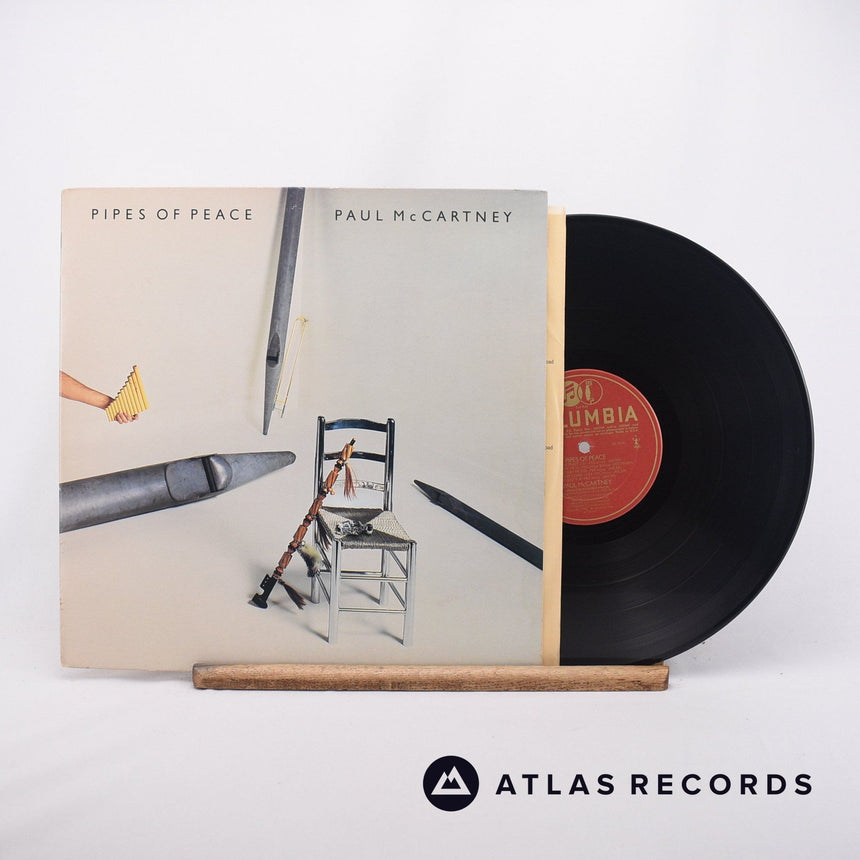 Paul McCartney Pipes Of Peace LP Vinyl Record - Front Cover & Record