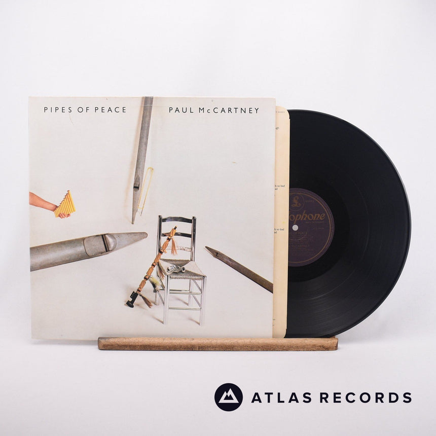 Paul McCartney Pipes Of Peace LP Vinyl Record - Front Cover & Record