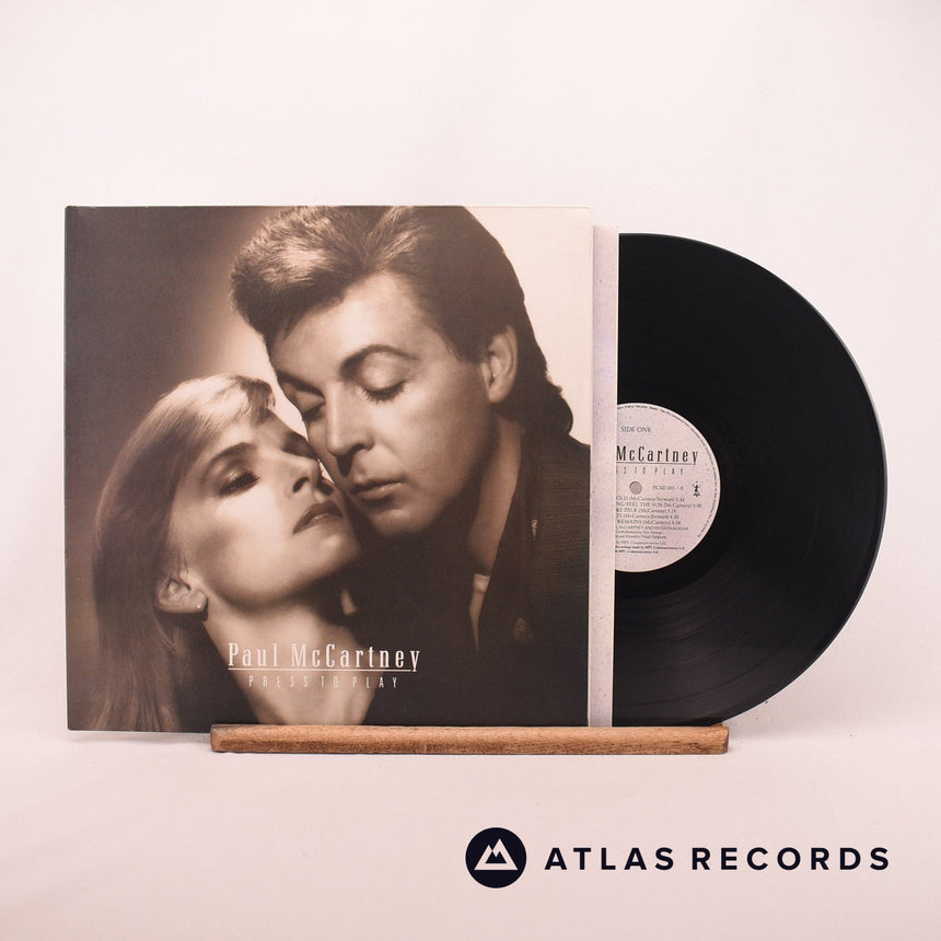 Paul McCartney Press To Play LP Vinyl Record - Front Cover & Record
