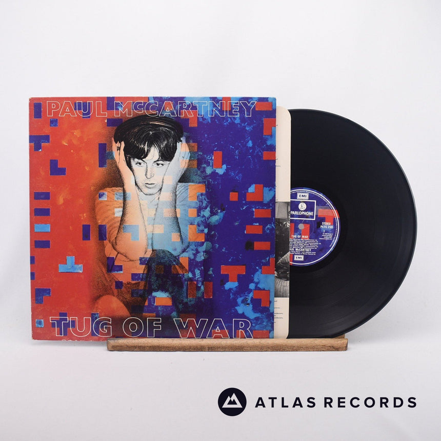 Paul McCartney Tug Of War LP Vinyl Record - Front Cover & Record