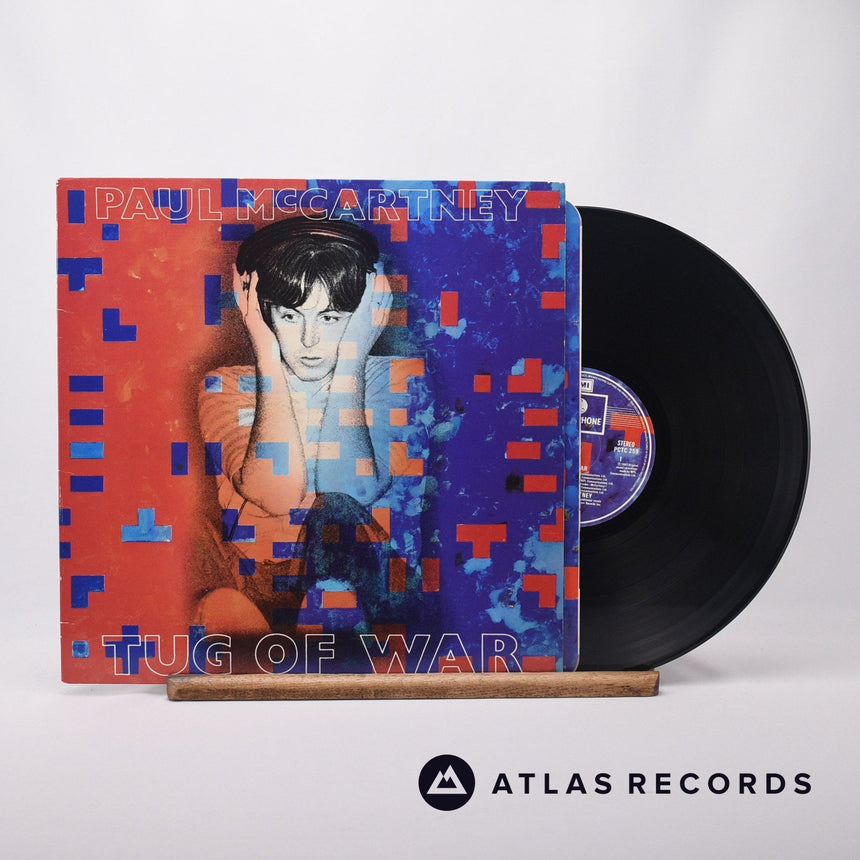 Paul McCartney Tug Of War LP Vinyl Record - Front Cover & Record