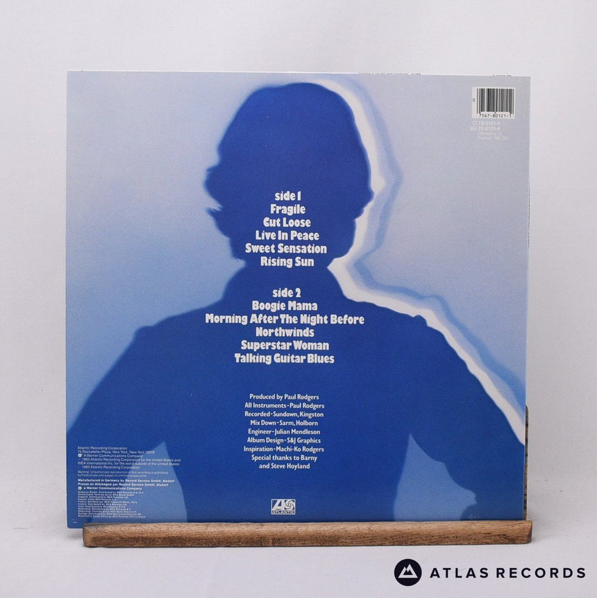 Paul Rodgers - Cut Loose - LP Vinyl Record - NM/EX