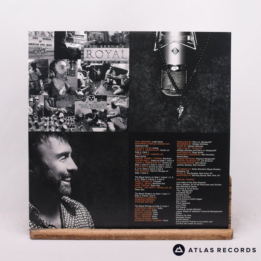 Paul Rodgers - The Royal Sessions - Insert Us 200G -A -B LP Vinyl Record - VG/NM