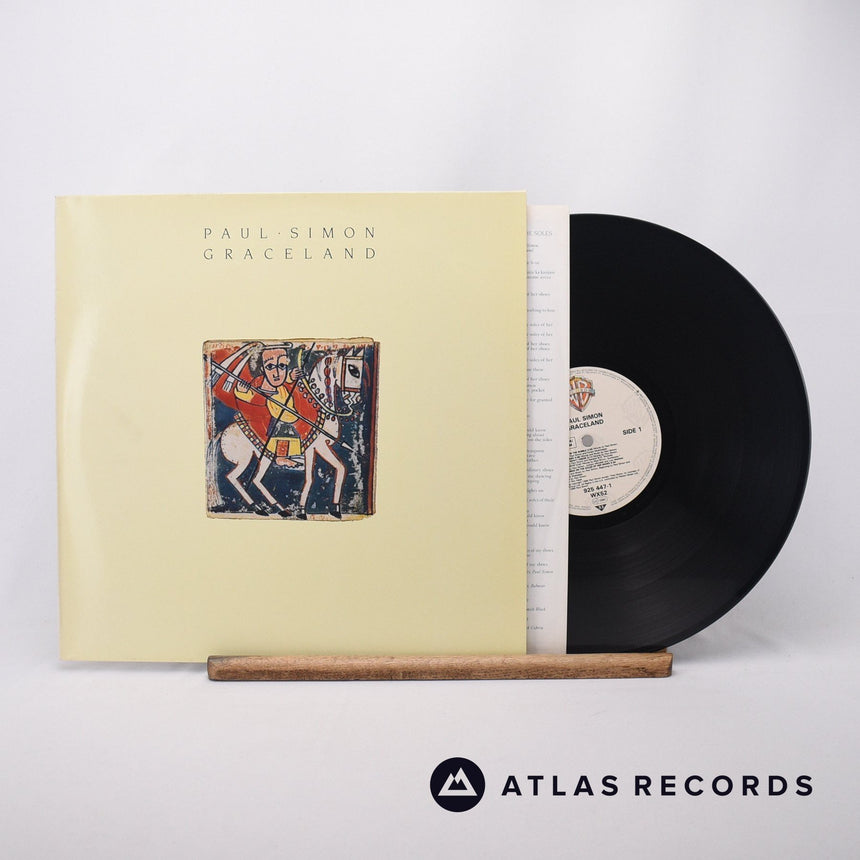 Paul Simon Graceland LP Vinyl Record - Front Cover & Record