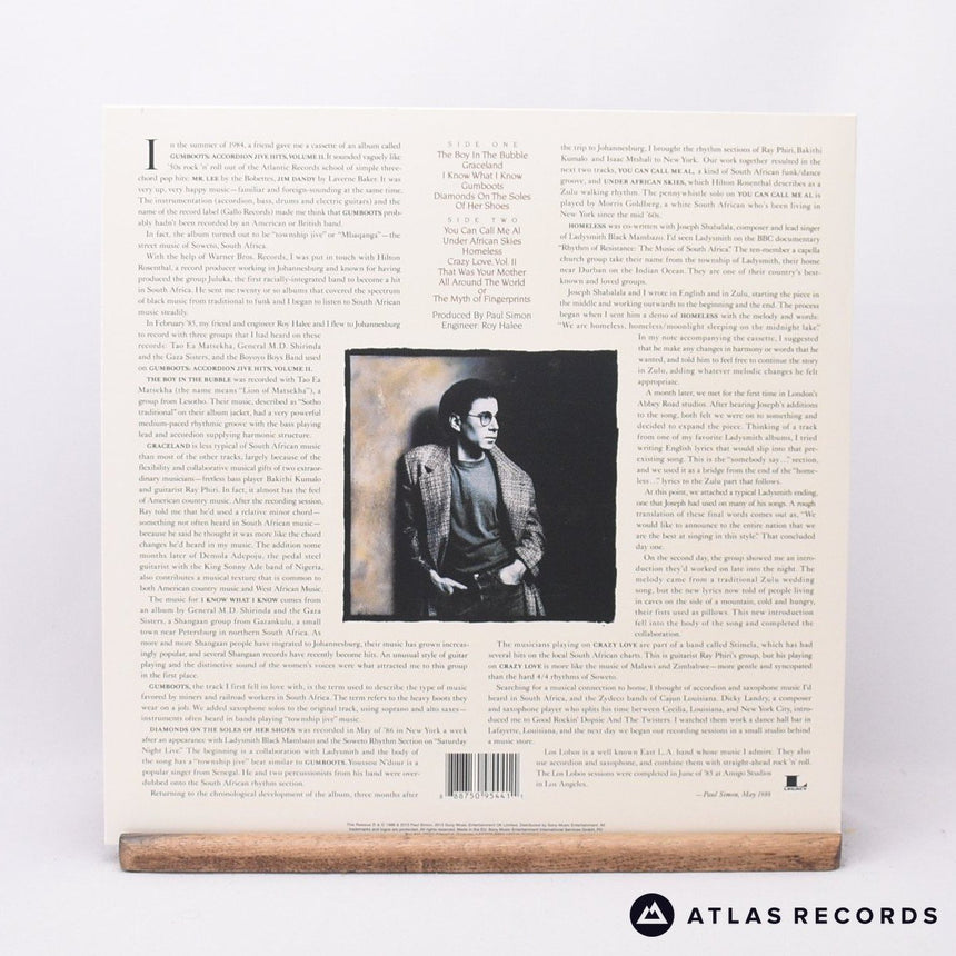 Paul Simon - Graceland - Clear ES ES LP Vinyl Record - NM/NM