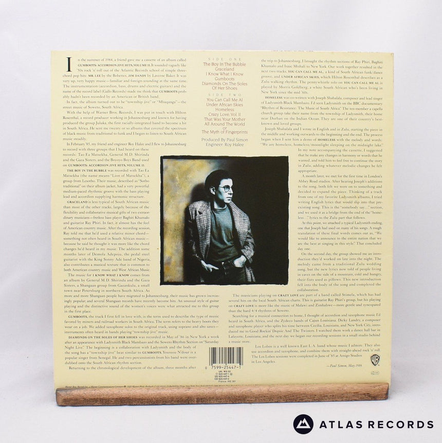 Paul Simon - Graceland - Embossed Sleeve LP Vinyl Record - EX/VG+