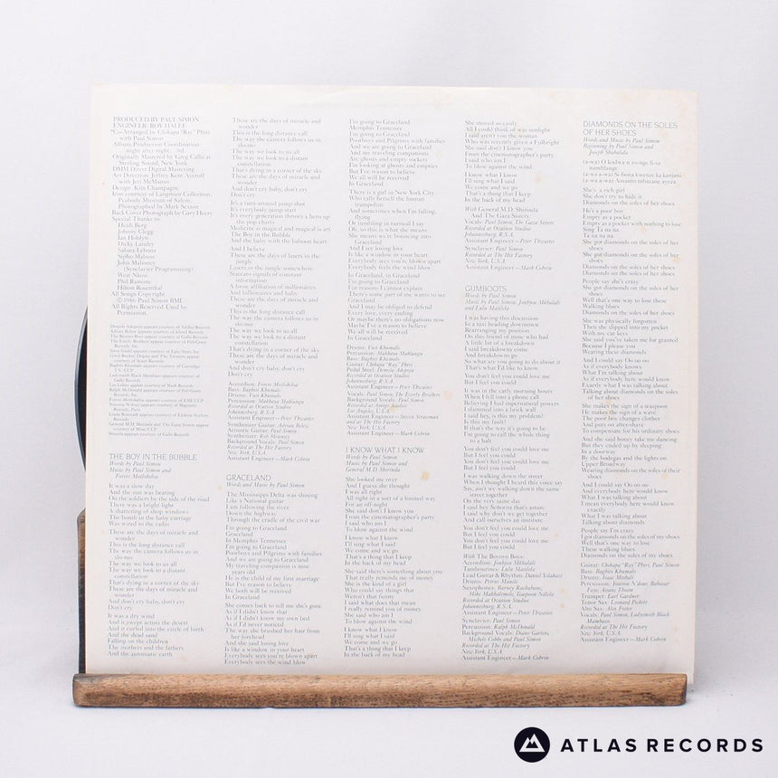Paul Simon - Graceland - Embossed Sleeve LP Vinyl Record - EX/EX