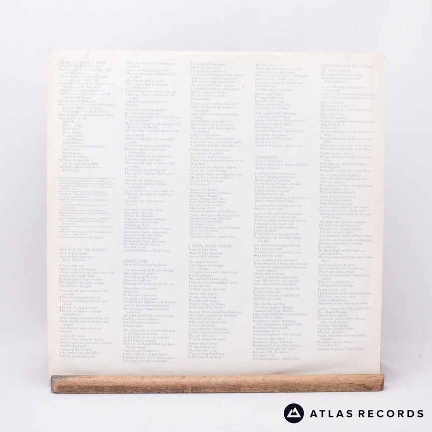 Paul Simon - Graceland - Embossed Sleeve LP Vinyl Record - VG+/EX