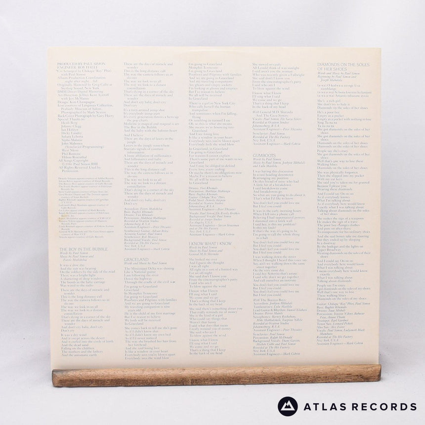 Paul Simon - Graceland - Embossed Sleeve LP Vinyl Record - EX/VG+