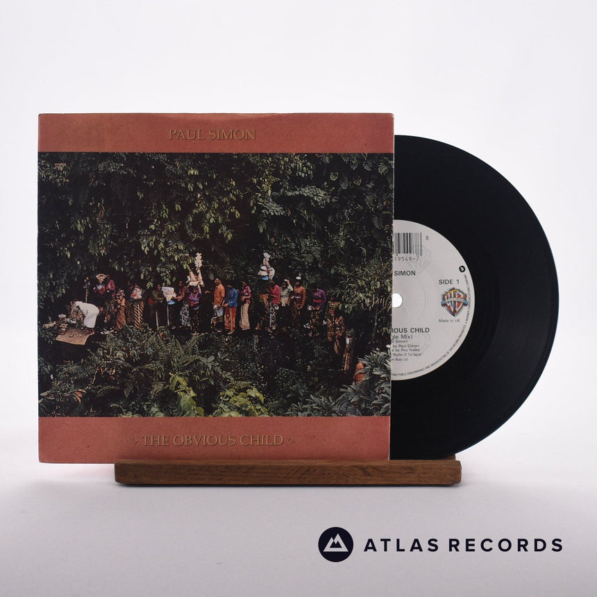 Paul Simon The Obvious Child 7" Vinyl Record - Front Cover & Record