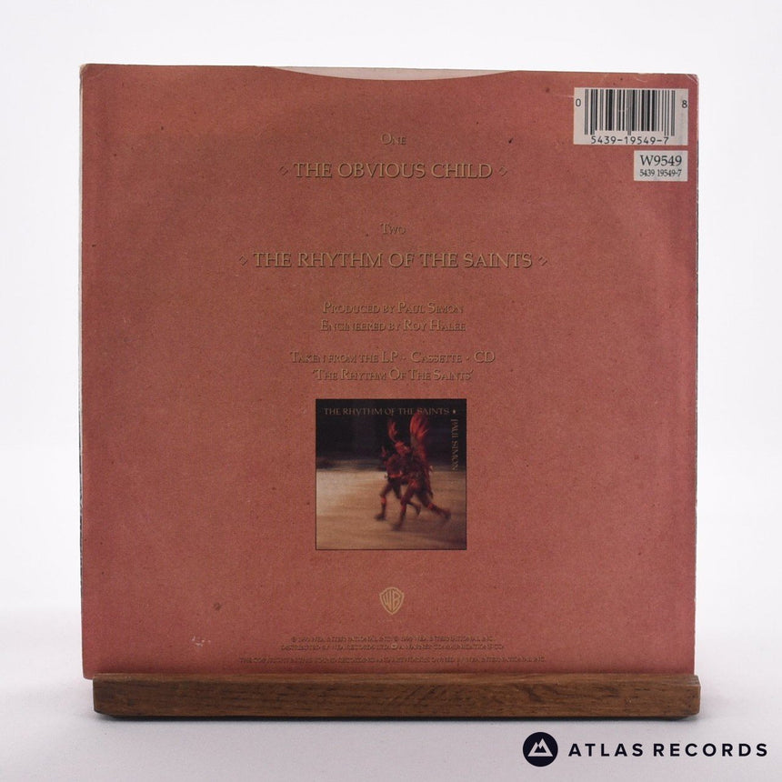 Paul Simon - The Obvious Child - 7" Vinyl Record - EX/VG+