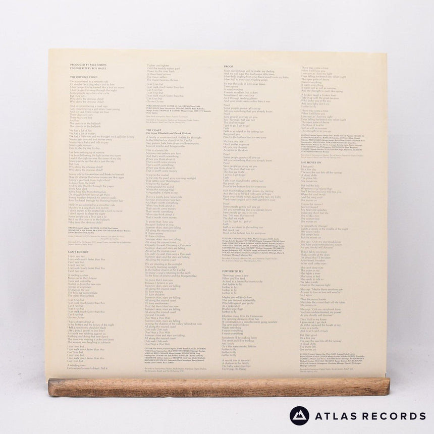 Paul Simon - The Rhythm Of The Saints - LP Vinyl Record - EX/EX