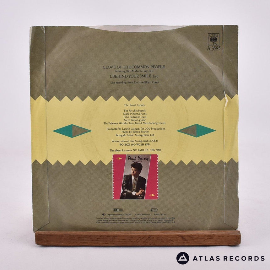 Paul Young - Love Of The Common People - 7" Vinyl Record - VG+/VG+