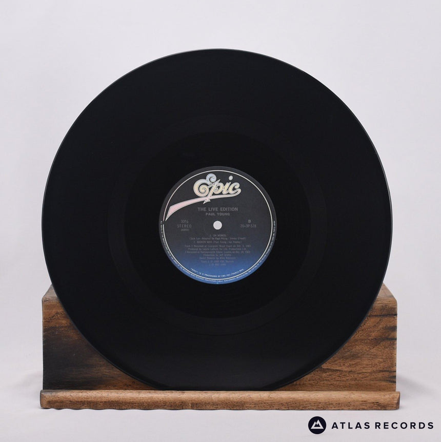 Paul Young - The Live Edition - Insert Obi LP Vinyl Record - EX/VG+