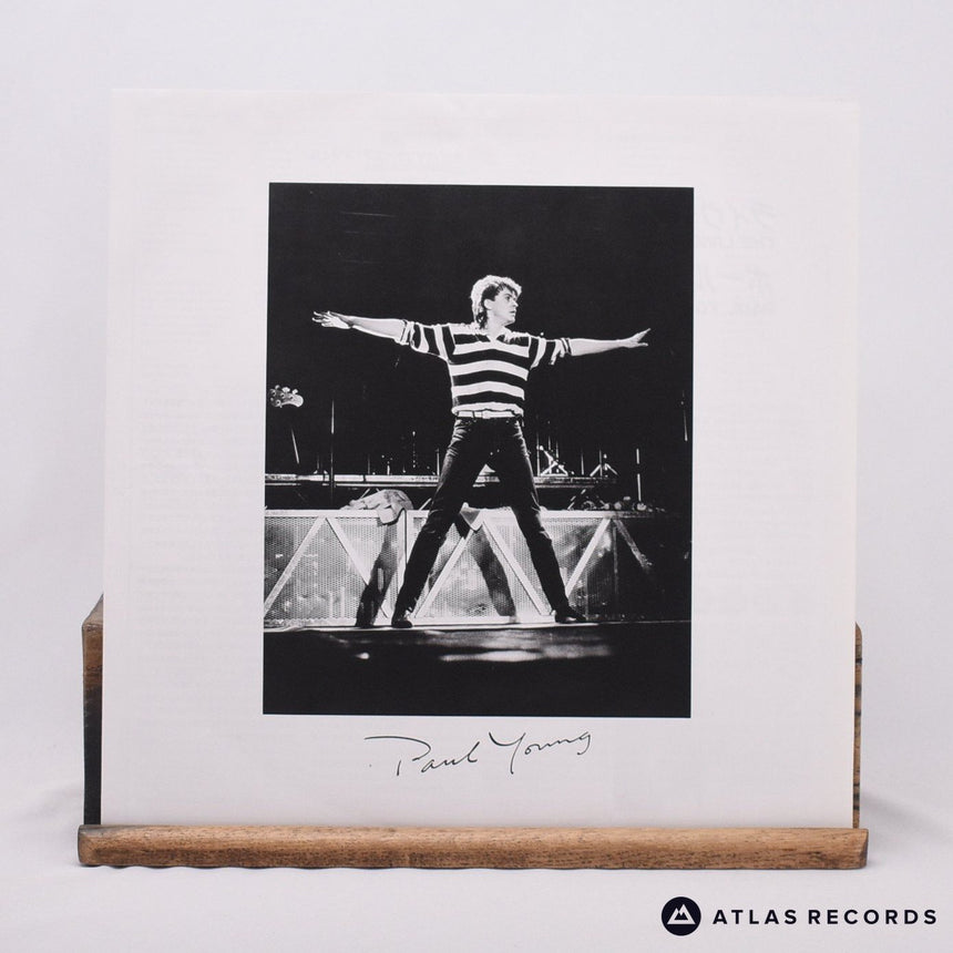 Paul Young - The Live Edition - Insert Obi LP Vinyl Record - EX/VG+