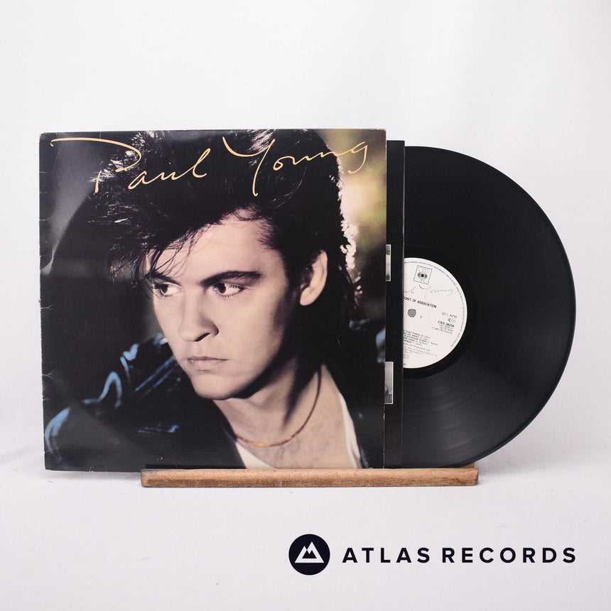 Paul Young The Secret Of Association LP Vinyl Record - Front Cover & Record