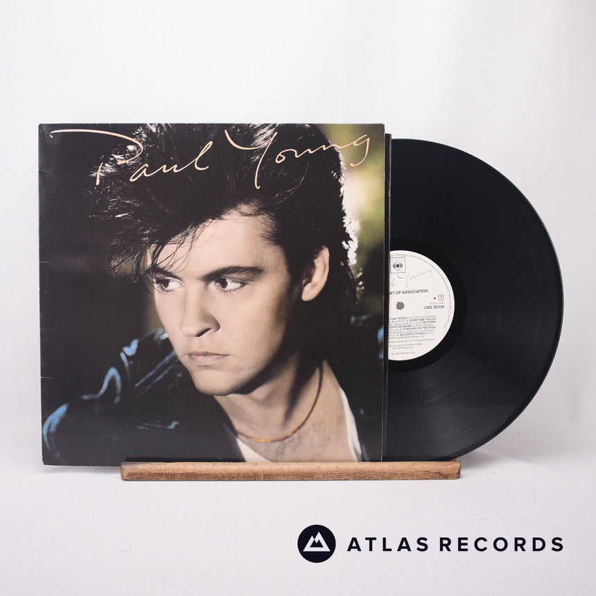 Paul Young The Secret Of Association LP Vinyl Record - Front Cover & Record
