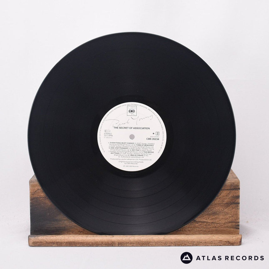 Paul Young - The Secret Of Association - 3A-1 5B-1 LP Vinyl Record - EX/VG+