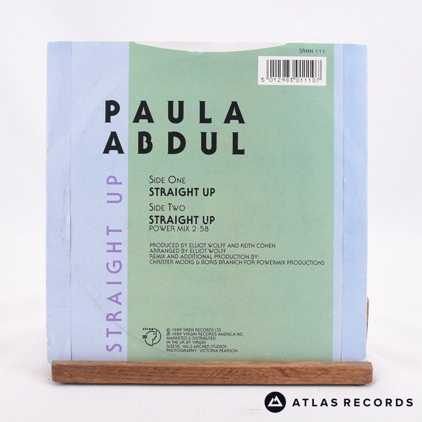 Paula Abdul - Straight Up - 7" Vinyl Record - VG+/EX