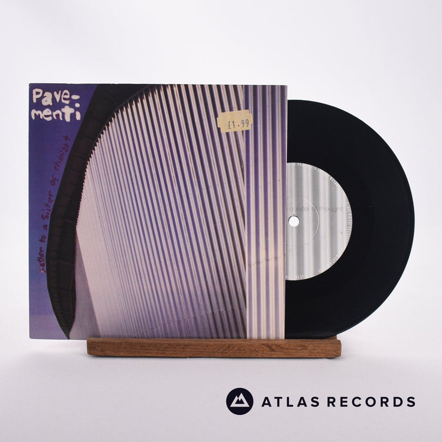 Pavement Father To A Sister Of Thought 7" Vinyl Record - Front Cover & Record