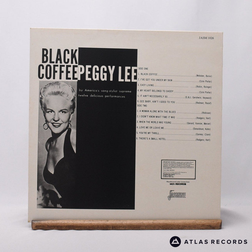 Peggy Lee - Black Coffee - Mono Reissue LP Vinyl Record - NM/EX