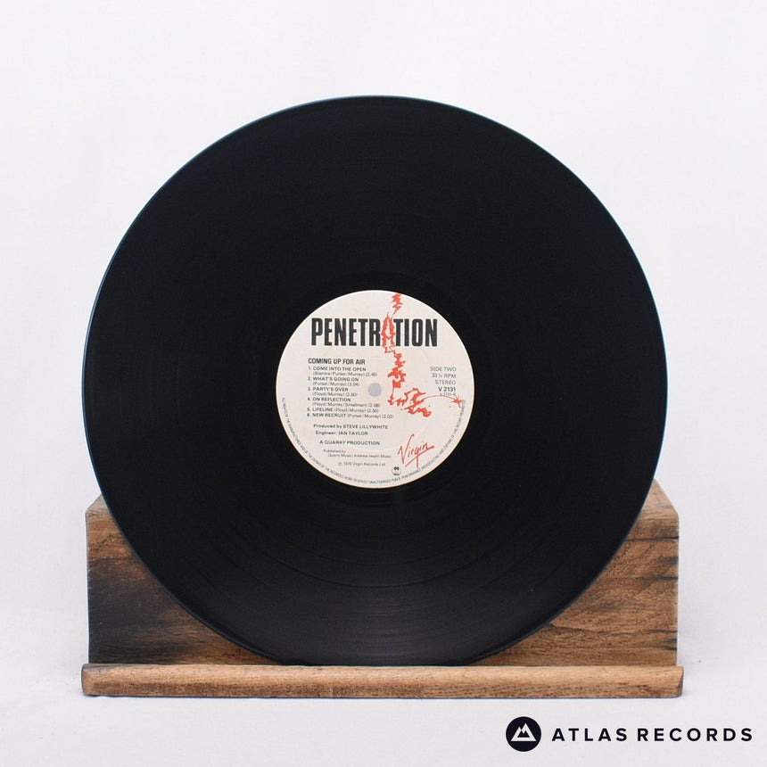 Penetration - Coming Up For Air - LP Vinyl Record - EX/EX