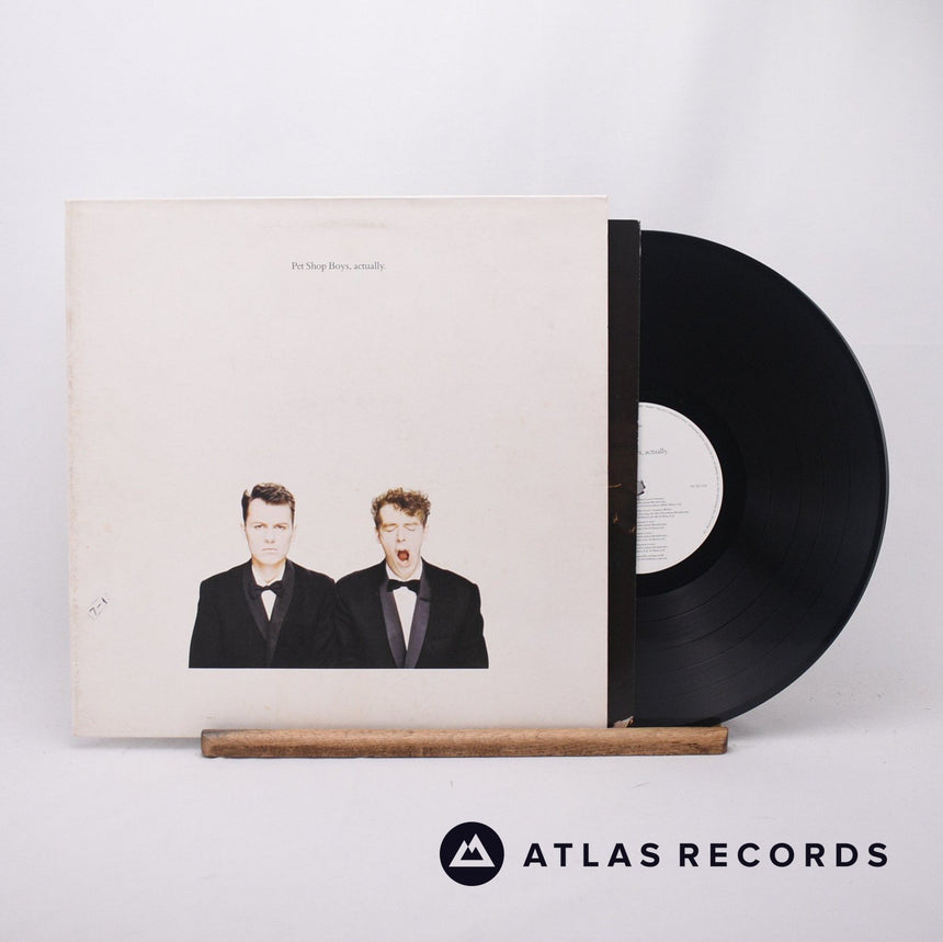 Pet Shop Boys Actually LP Vinyl Record - Front Cover & Record