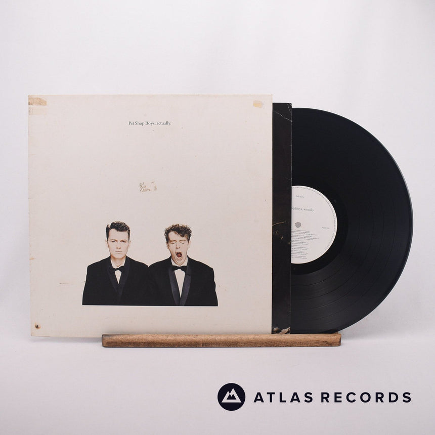 Pet Shop Boys Actually LP Vinyl Record - Front Cover & Record