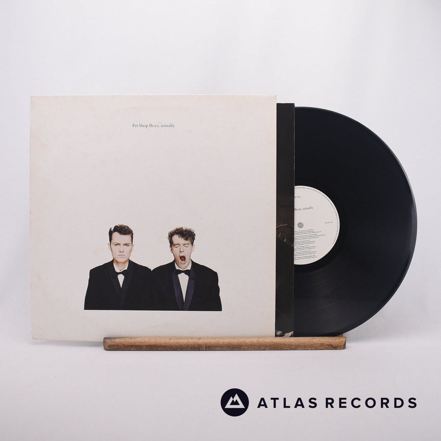 Pet Shop Boys Actually LP Vinyl Record - Front Cover & Record