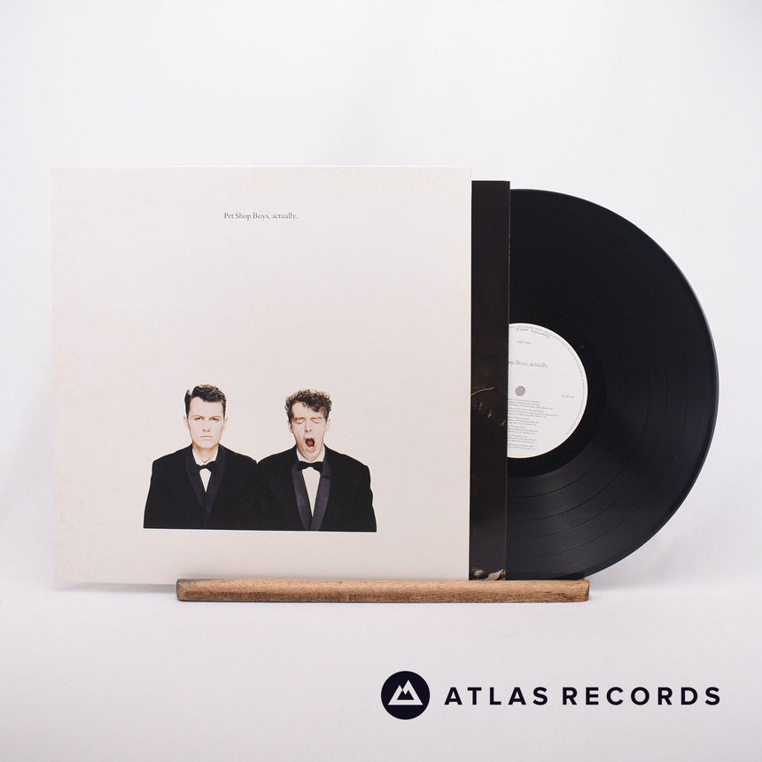 Pet Shop Boys Actually LP Vinyl Record - Front Cover & Record
