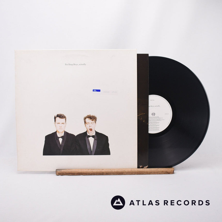 Pet Shop Boys Actually LP Vinyl Record - Front Cover & Record