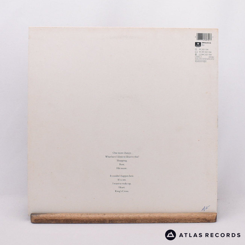 Pet Shop Boys - Actually - LP Vinyl Record - VG+/VG+