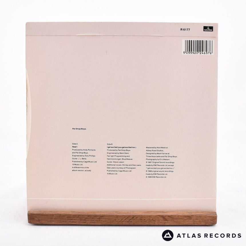 Pet Shop Boys - Heart - 7" Vinyl Record - EX/EX