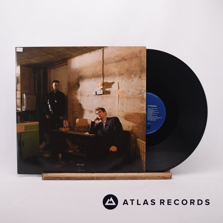 Pet Shop Boys It's A Sin 12" Vinyl Record - Front Cover & Record