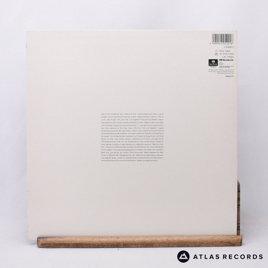 Pet Shop Boys - Please - A-2U B-4U LP Vinyl Record - VG+/VG+
