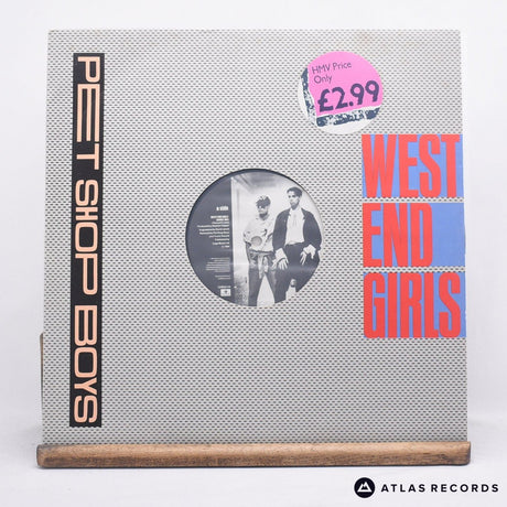 Pet Shop Boys West End Girls 12" Vinyl Record - Front Cover & Record