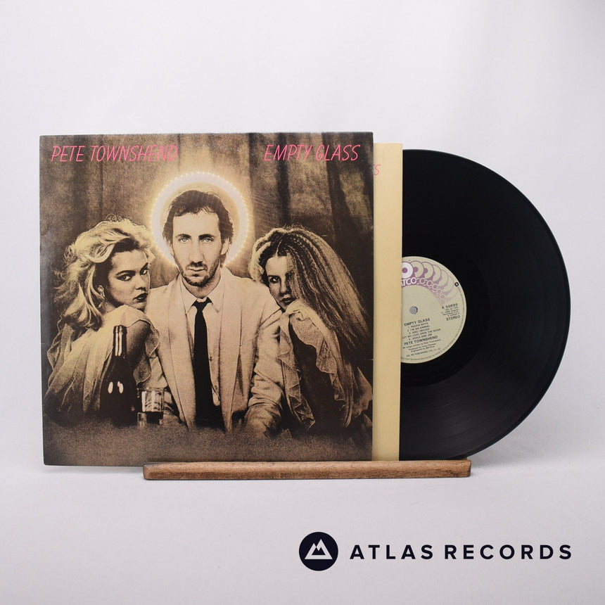 Pete Townshend Empty Glass LP Vinyl Record - Front Cover & Record