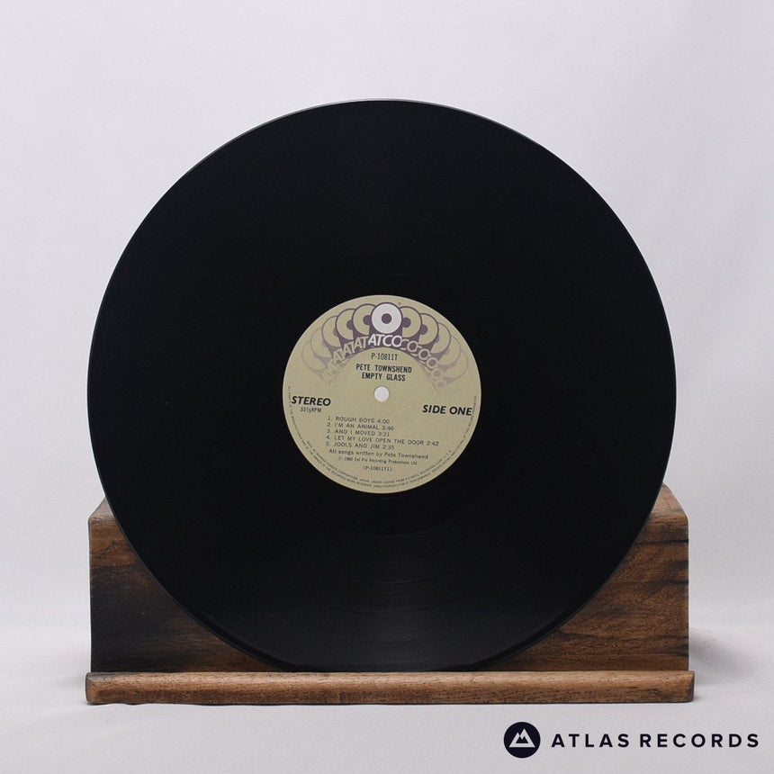 Pete Townshend - Empty Glass - Insert Lyric Sheet LP Vinyl Record - VG+/NM