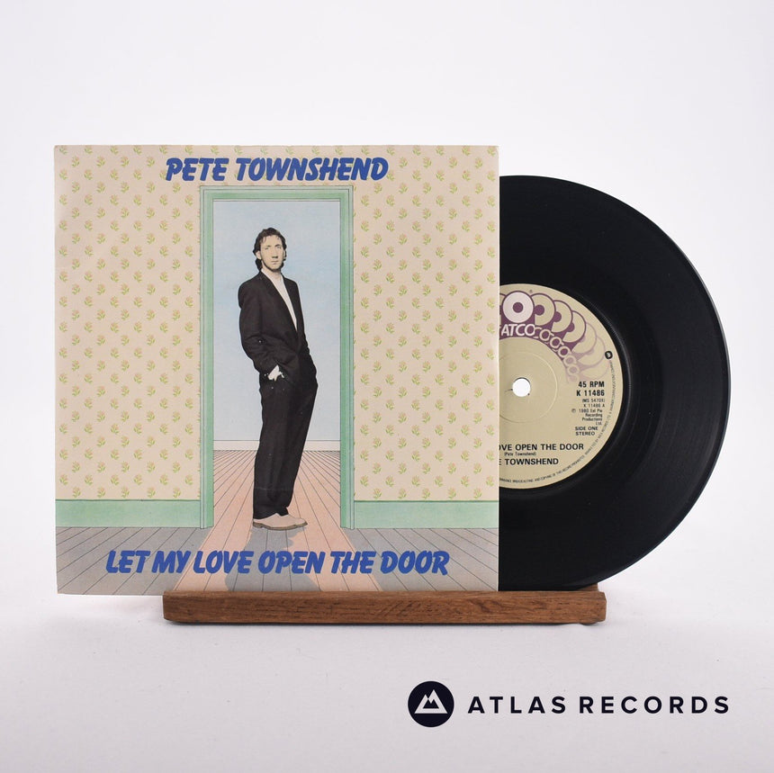 Pete Townshend Let My Love Open The Door 7" Vinyl Record - Front Cover & Record