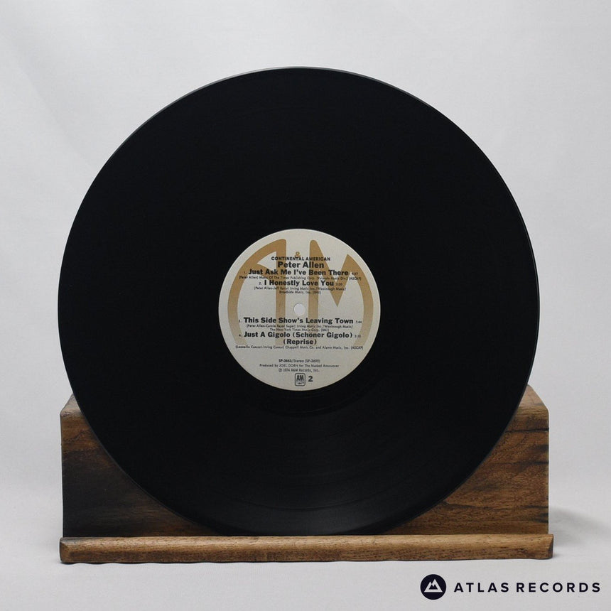 Peter Allen - Continental American - LP Vinyl Record - EX/EX