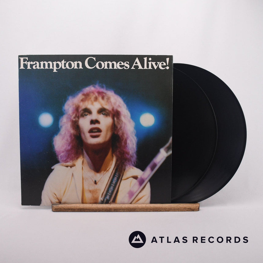 Peter Frampton Frampton Comes Alive! 2 x LP Vinyl Record - Front Cover & Record