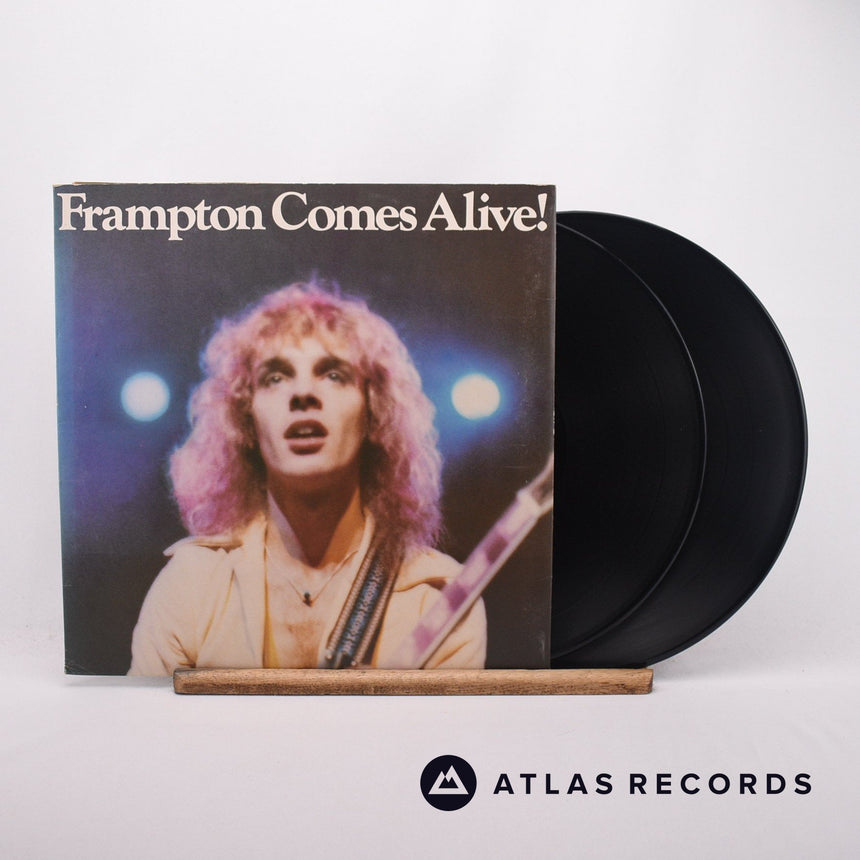 Peter Frampton Frampton Comes Alive! 2 x LP Vinyl Record - Front Cover & Record