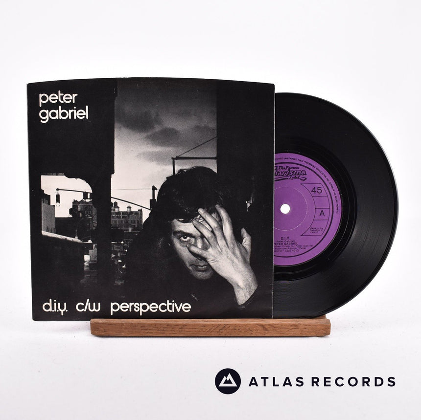Peter Gabriel D.I.Y. 7" Vinyl Record - Front Cover & Record