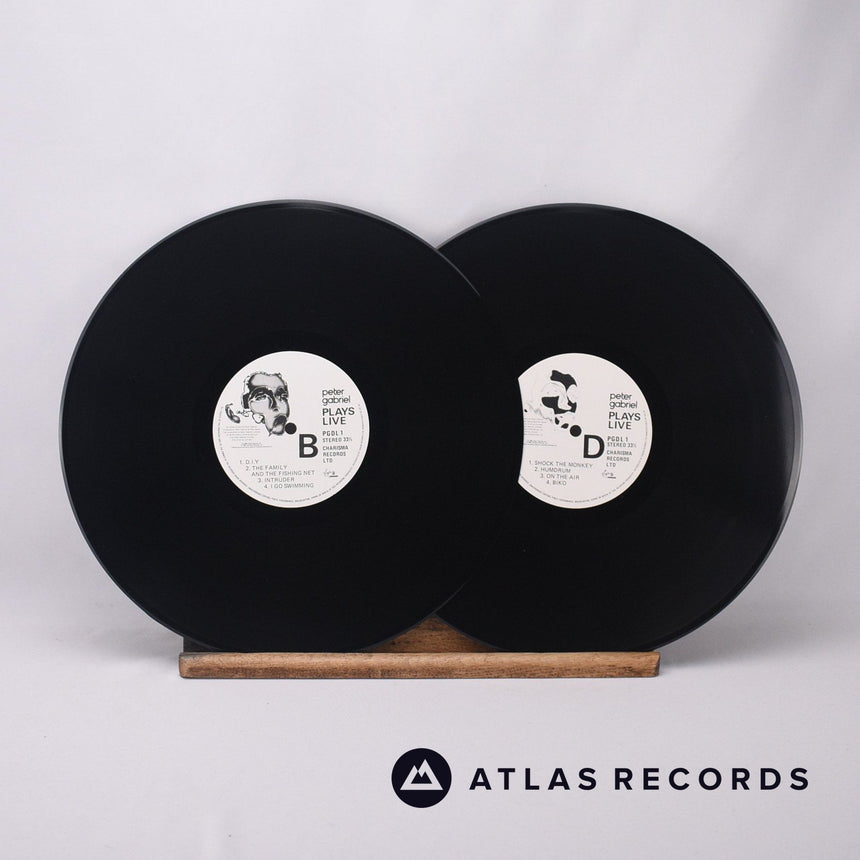 Peter Gabriel - Plays Live - Reissue Double LP Vinyl Record - VG+/EX