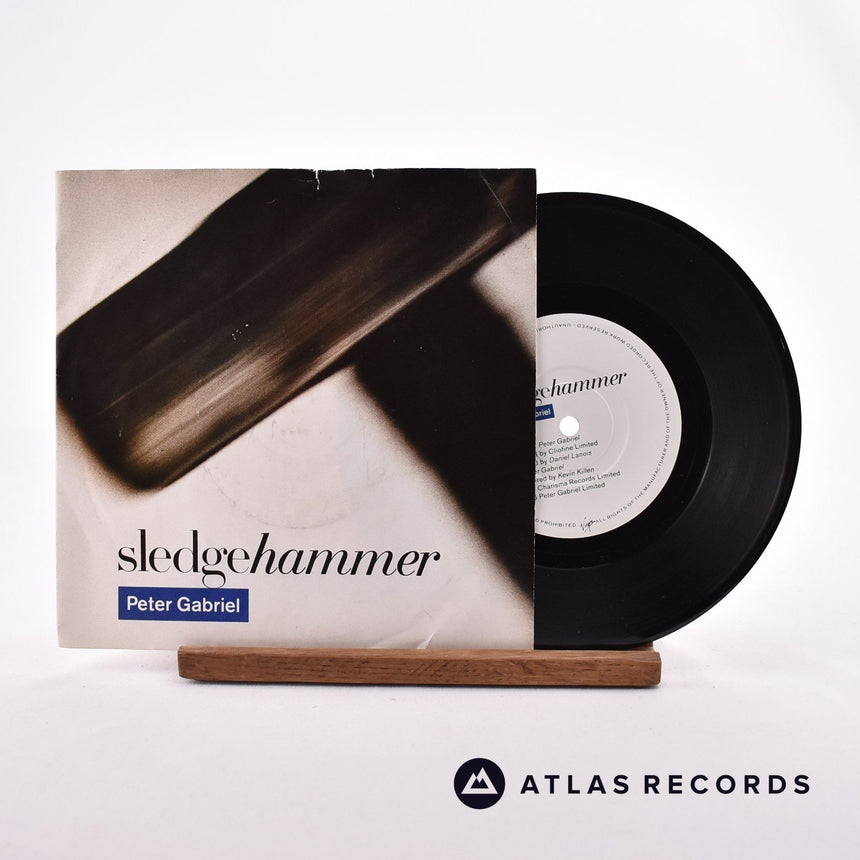 Peter Gabriel Sledgehammer 7" Vinyl Record - Front Cover & Record