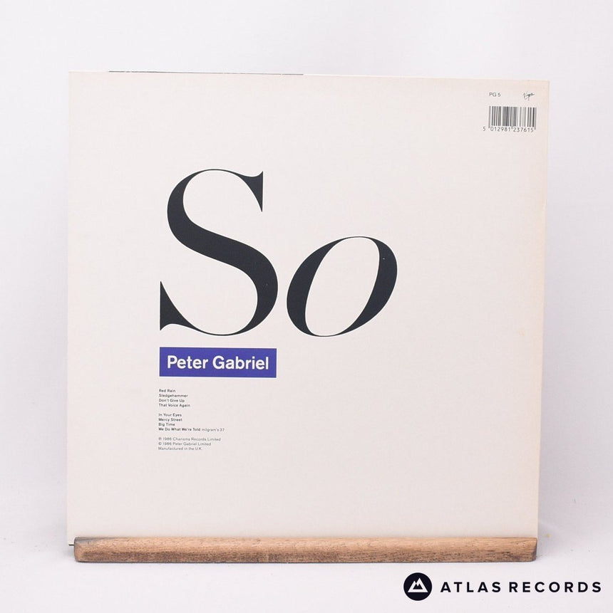 Peter Gabriel - So - Townhouse A-3U B-3U LP Vinyl Record - EX/EX