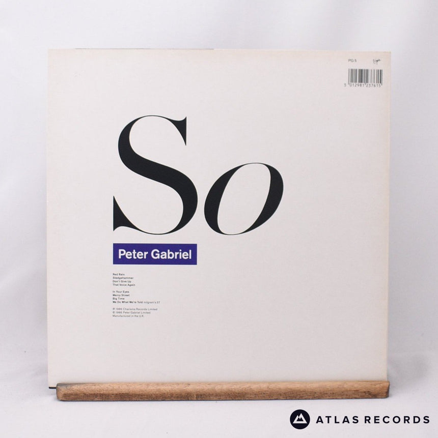Peter Gabriel - So - LP Vinyl Record - EX/EX