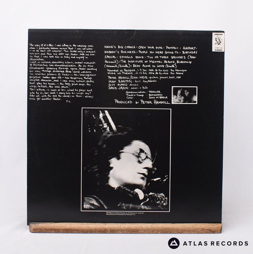 Peter Hammill - Nadir's Big Chance - Reissue LP Vinyl Record - EX/EX