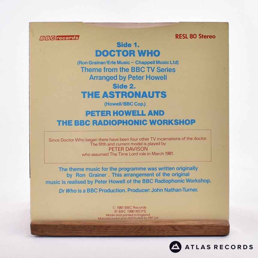 Peter Howell - Doctor Who - Damont Reissue 7" Vinyl Record - EX/EX